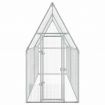 Chicken Cage Silver 400x100x190 cm Galvanised Steel