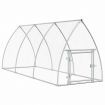 Chicken Cage Silver 300x105x120 cm Galvanised Steel