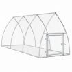Rabbit Hutch Silver 300x105x120 cm Galvanised Steel