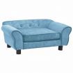 Dog Sofa Turquoise 72x45x30 cm Plush