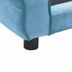 Dog Sofa Turquoise 72x45x30 cm Plush