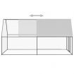 Chicken Cage 2x4x2 m Galvanised Steel