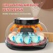 Egg Incubator Hatching Chick Automatic Turning Stop Candler Hatch Days Humidity Display Control 12 Egg Poultry