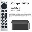 Replacement for Apple TV 4K Remote Control for First,Second,Third,Fourth,and Fifth Generation for Apple TV HD Universal Remote Control (No Voice Commands)