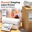 White Thermal Electronic Label Printer Bluetooth Universal Express Printer for Computers & Mobile Phones