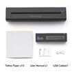 Tattoo Thermal Printer A4 Portable, Bluetooth Wireless USB Inkless Printing Includes 10 Free Tattoo Transfer Papers