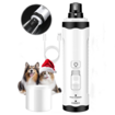 Dog Nail Grinder with Trimmers,Clippers Kit for Large Medium Small Dogs & Cats,Electric 2-Speed Rechargeable Pet Nail Grinder with Light