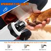 Dog Nail Grinder with Trimmers,Clippers Kit for Large Medium Small Dogs & Cats,Electric 2-Speed Rechargeable Pet Nail Grinder with Light