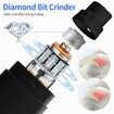 Electric Rechargeable Dog Nail Grinder with UV & Interactive Lights with 4-Speed,Nail Clippers for All Type Dogs Cat(Black)