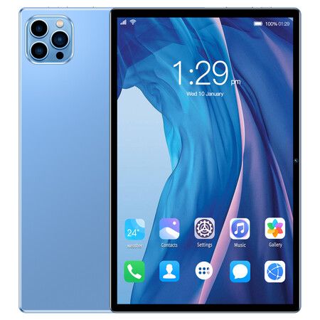 Android 13 Tablet 10.1 Inch 8+256GB IPS HD Screen Bluetooth 24+48MP Dual Camera 4G WiFi Color Blue
