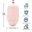 Rechargeable Safe Sound Personal Alarm,140dB Self Defense Keychain with LED Light, Women Personal Alarm SOS Safety Alert Device Key Chain to Carry (Pink)