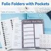 The Folder Document Organizer Book Organizer For Office Important Papers,Emergency Binder,Passports,Photos,and Letters Color Pink