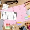 The Folder Document Organizer Book Organizer For Office Important Papers,Emergency Binder,Passports,Photos,and Letters Color Pink