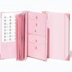 The Folder Document Organizer Book Organizer For Office Important Papers,Emergency Binder,Passports,Photos,and Letters Color Pink