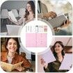 The Folder Document Organizer Book Organizer For Office Important Papers,Emergency Binder,Passports,Photos,and Letters Color Pink