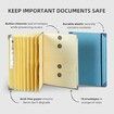 The Folder Document Organizer Book Organizer For Office Important Papers,Emergency Binder,Passports,Photos,and Letters Color Pink