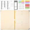 The Folder Document Organizer Book Organizer For Office Important Papers,Emergency Binder,Passports,Photos,and Letters Color KHAKI