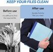 The Folder Document Organizer Book Organizer For Office Important Papers,Emergency Binder,Passports,Photos,and Letters Color Blue