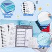 The Folder Document Organizer Book Organizer For Office Important Papers,Emergency Binder,Passports,Photos,and Letters Color Blue