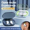 AI Translation Earphones,OWS Real Time 144 Language Translator Earbuds,Open-Ear Translator,Wireless Translator Headset for iPhone & Android,Black