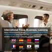 AI Translation Earphones,OWS Real Time 144 Language Translator Earbuds,Open-Ear Translator,Wireless Translator Headset for iPhone & Android,Black