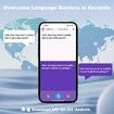 AI Translation Earphones,OWS Real Time 144 Language Translator Earbuds,Open-Ear Translator,Wireless Translator Headset for iPhone & Android,Black