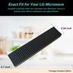 2 Pcs 5230W1A003A Replacement Charcoal Filters for LG Microwaves LMV2031ST, LMV2031BD, LMHM2237ST, LMV2031SS