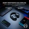 Barracuda X Wireless Gaming & Mobile Headset for PC, PlayStation, Switch, Android, iOS, 2.4GHz Wireless and Bluetooth with Detachable Mic (Black)