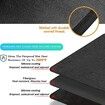 Under Grill Mat for Outdoor Grill,Double-Sided Fireproof Grill Pad,Indoor Fireplace/Fire Pit Mat,Oil-Proof Waterproof BBQ Protector(165*122cm)