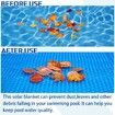 Rectangular 300*200 PE Insulated Swimming Pool Cover Bubble Insulation for Open Air Pools Solar Hot Water Bath