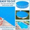 Rectangular 300*200 PE Insulated Swimming Pool Cover Bubble Insulation for Open Air Pools Solar Hot Water Bath