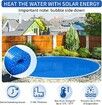 180cm (6 feet) diameter PE Insulated Swimming Pool Cover Bubble Insulation for Open Air Pools Solar Hot Water Bath Round Shape