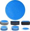 180cm (6 feet) diameter PE Insulated Swimming Pool Cover Bubble Insulation for Open Air Pools Solar Hot Water Bath Round Shape