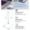 SD Card Reader for iPhone,iPad,USB C and Lightning Dual Port SD Card Adapter,Memory Card Reader,Support SD,Micro SD,USB 3.0,No App Driver Required