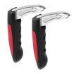2 Pcs Car Door Assist Handle, Vehicle Support Handles, Portable Automotive Car Handle Assist for Elderly and Car Emergency Tool (Red)