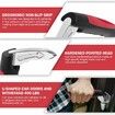 2 Pcs Car Door Assist Handle, Vehicle Support Handles, Portable Automotive Car Handle Assist for Elderly and Car Emergency Tool (Red)