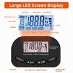 Grip Strength Trainer, Rechargeable Electronic Hand Dynamometer, Digital Grip Strength Tester with LCD Display, Black