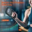 Grip Strength Trainer, Rechargeable Electronic Hand Dynamometer, Digital Grip Strength Tester with LCD Display, Black