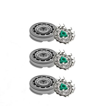 SH60 Replacement Heads Compatible with Philips Norelco Series 6000 Replacement Blades, for norelco 6000 Replacement Heads, 3 Pcs