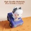 Press to Go Car Toys,Animal Racing Cars,Infant Play Vehicle Set,Push Go Friction Car Toys,Birthday Gifts,Age3+