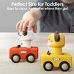 Press to Go Car Toys,Animal Racing Cars,Infant Play Vehicle Set,Push Go Friction Car Toys,Birthday Gifts,Age3+