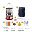 Kerosene Stove Heater, Outdoor Kerosene Stove Burners, Adjustable Firepower Indoor Kerosene Stoves, Camping Oil Paraffin Heaters 4.5L red