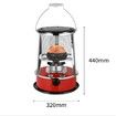 Kerosene Stove Heater, Outdoor Kerosene Stove Burners, Adjustable Firepower Indoor Kerosene Stoves, Camping Oil Paraffin Heaters 4.5L red