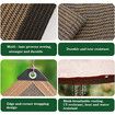 3mx4m Garden Shade Cloth Sunshade Mesh UV Protection with Grommets, Sun-Resistant Shade Netting for Plant Cover,Patio,Deck,High Density Shade Fabric