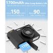 Digital Camera 5K,64MP Full Autofocus HD Digital Compact Camera with 32G SD Card & Front and Rear Dual Lens,18X Digital Zoom,3.0In Screen Vlogging Camera