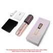 Cordless Hair Curling Iron Brush 3-in-1 Portable Wave Curling Wand, 1.5 Inch Ionic Heated Brush,USB Rechargeable Hair Curler, 1 Pack-Pink