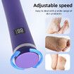 Electric 2 in 1 Foot Callus Remover File Nail Grinder Rechargeable Pedicure Tools for Feet with Sandpaper,Adjustable Speeds