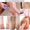 Electric 2 in 1 Foot Callus Remover File Nail Grinder Rechargeable Pedicure Tools for Feet with Sandpaper,Adjustable Speeds