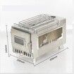 Portable Stainless Steel Camping Tent Stove: Multifunctional Wood Burner w/View Window & Decorative Grate - Outdoor Heater/Cooker for Backpacking, Hiking