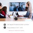Portable USB Conference Microphone 360 Degree Omnidirectional Condenser Computer For PC Conference Chatting Gaming Recording